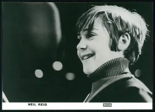 Neil Reid – Original Pressefoto 1971 - Großbritannien Kinderstar Musik - 18x13cm