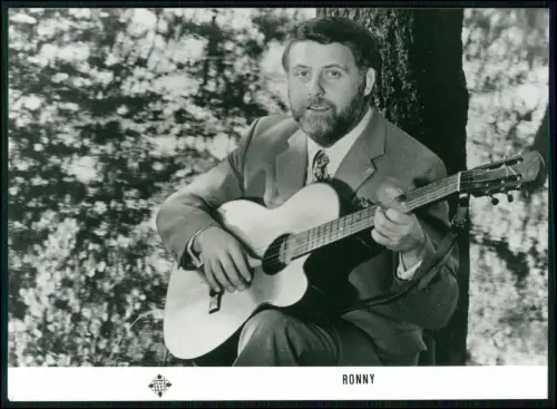 Ronny – Original Telefunken Pressefoto 1960er Deutschland Sänger Gitarre 18x13cm