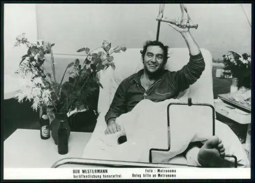 Bob Westermann – Original Pressefoto 1970er - deutscher Musiker Humor - 18x13cm