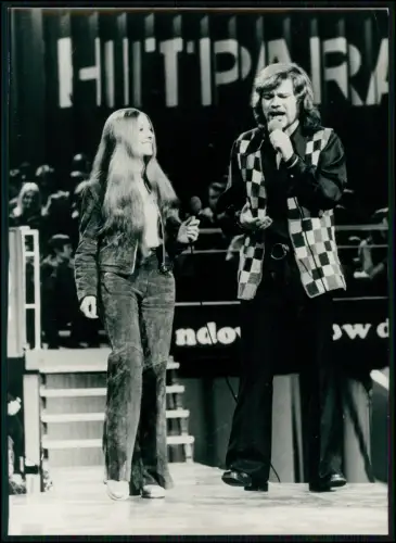 Windows Peter Petrel Jeanette McKinlay - Hitparade 1972 Orig. Pressefoto 18x13cm