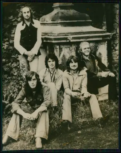 London Family original Pressefoto 1970er Progressive Rock Band Kinney 16x13cm