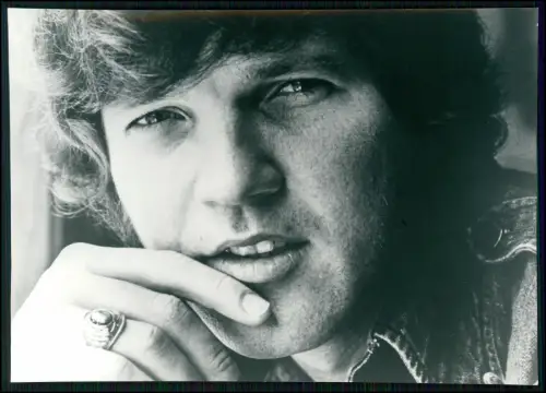 Tony Joe White – Original Pressefoto 1970er  USA Swamp Rock Songwriter - 17x13cm