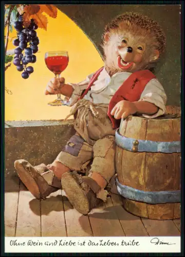 5x AK - Mecki Igel - Diehl-Film München - Humor Spruch Karte - Zeitschrift HÖRZU