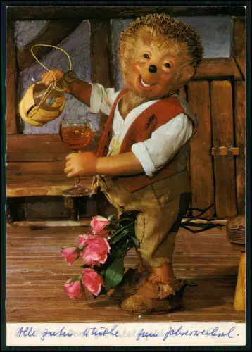 5x AK - Mecki Igel - Diehl-Film München - Humor Spruch Karte - Zeitschrift HÖRZU