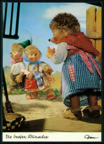 6x AK - Mecki Igel - Diehl-Film München - Humor Spruch Karte - Zeitschrift HÖRZU