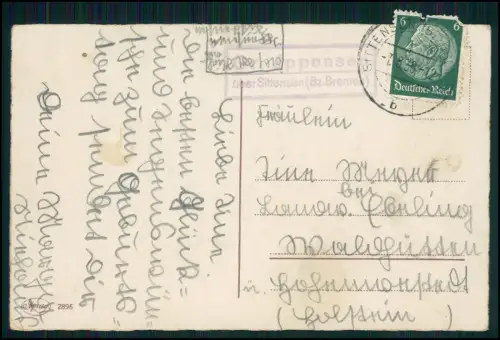 AK - Landpoststempel Sittensen Gr. Ippensen - Mädchen Hund Wagen 1938 gelaufen