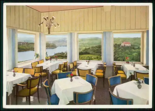 Essen Baldeneysee Heimliche Liebe Café Restaurant Innenansicht mit Seeblick NRW