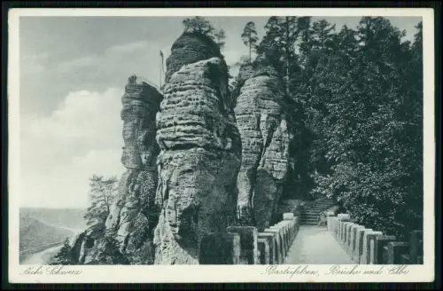 10x AK - Sächsische Schweiz Sachsen 1930er Jahre - Bastei Elbsandsteingebirge...