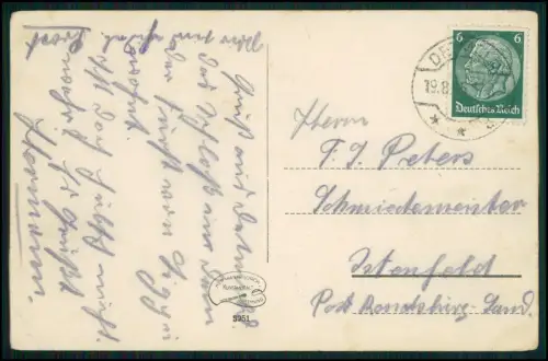 4x AK - Ansichtskarte Postkarte - Detmold Lippe am Teutoburger Wald - Ansichten