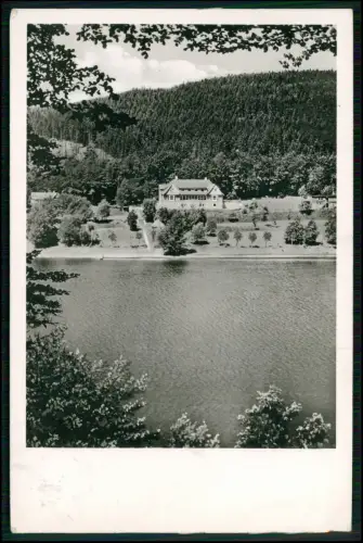 AK Asel Edersee - Jugendherberge Hohe Fahrt - Landpoststempel Asel Korbach gel.