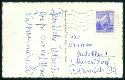 Echt Foto AK - Sölden Ötztal Tirol - Gasthof Café Hermann - Winter Bergpanorama