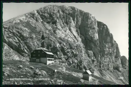 Foto AK - Dachstein Steiermark Guttenberghaus Schutzhütte Österreich Alpenverein