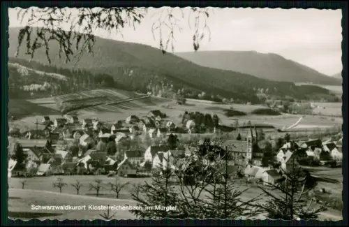Foto AK - Klosterreichenbach im Murgtal Schwarzwald Baiersbronn - Dorf Panorama