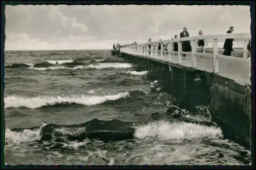 2x Echt Foto AK - Travemünde Strand Ostsee - und Timmendorfer Strand Seebrücke