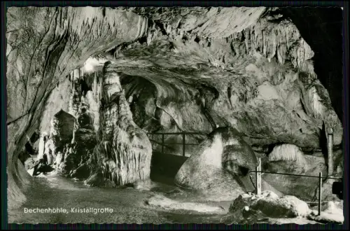 4x Foto AK - Iserlohn Dechenhöhle Kristallgrotte - alle Cekade Cramers Dortmund