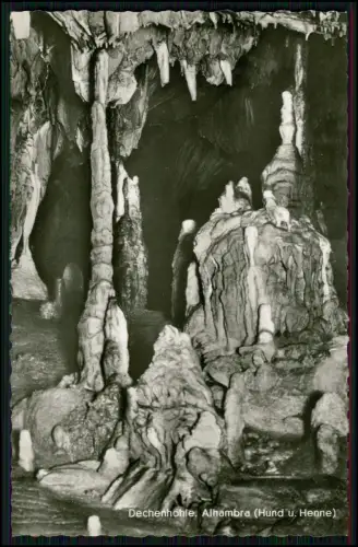 4x Foto AK - Iserlohn Dechenhöhle Kristallgrotte - alle Cekade Cramers Dortmund