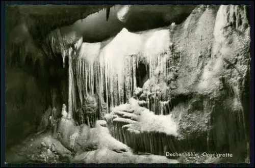 4x Foto AK - Iserlohn Dechenhöhle Kristallgrotte - alle Cekade Cramers Dortmund
