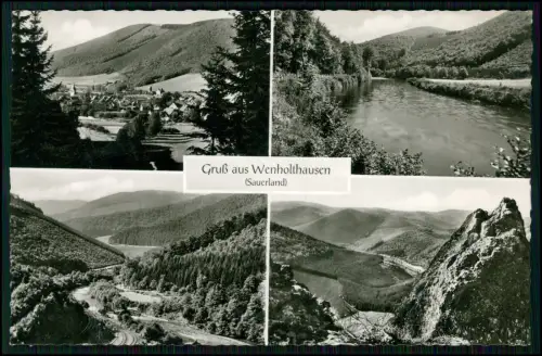 Echt Foto AK - Dorf Wenholthausen Eslohe im Hochsauerlandkreis - Mehrbildkarte