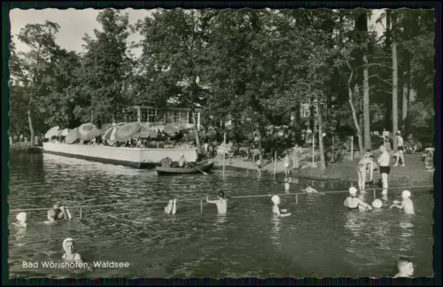 3x Echt Foto AK  Bad Wörishofen Waldsee Schwimmbad Sommeridylle Allgäu Badegäste