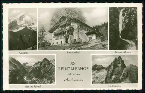 Garmisch-Partenkirchen m. Reintalerhof Alpspitze Blick ins Reintal Partnachklamm