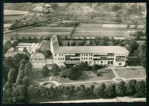 Foto AK - Immenhausen Philippstiftung Bezirk Kassel Luftbild Gebäude Gartenpark