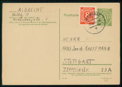 6x Duisburg Ruhrort Esslingen Eschede Lütjenburg 1946 1947 AM Post 2 5 6 8 10 Pf