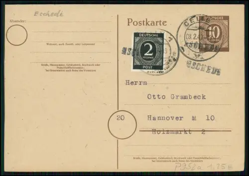 6x Duisburg Ruhrort Esslingen Eschede Lütjenburg 1946 1947 AM Post 2 5 6 8 10 Pf