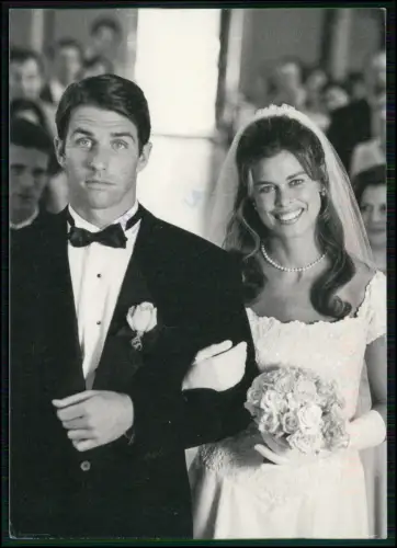 New York Brautpaar humorvolle Hochzeits-Werbekarte m. dem Slogan Never say never