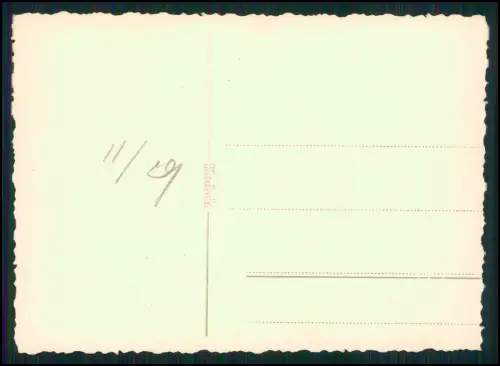 Foto Westwall Tank Panzer-Graben bei Aachen - um 1940 mit Drahtsperre Bunkerbau