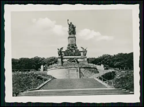 10x Foto Rüdesheim am Rhein Drosselhof Weinwirtschaft uvm. Straßen Rhein Ansicht
