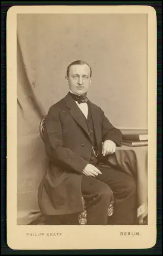 CDV Foto - Berlin Friedrich Abt 1824–1905 Dirigent ? Philipp Graff Hofphotograph