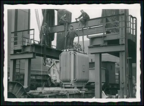 8x Foto Essen Süd SAG Bauabteilung um 1950 - Energie Ruhrgebiet Stadtwerke LKW