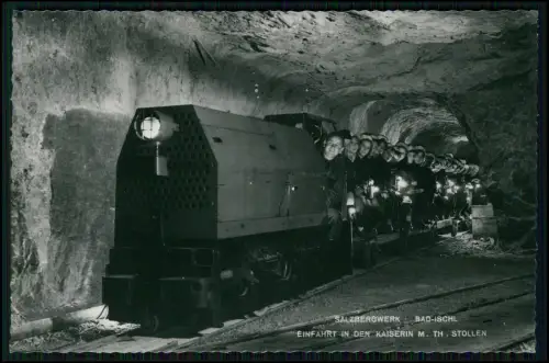 3x AK Bad Ischl Salzbergwerk Bergleute Kaiserin Maria Theresia Stollen Grubenlok