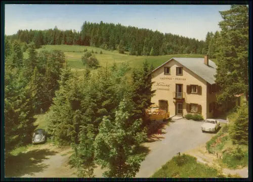 AK Furtwangen - Kolmenhof Donauquelle Gasthof-Haus Pension Auto - im Schwarzwald