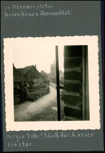 9x Foto - Holzminden Albaxen Höxter Weser - Hotel Rosenkranz und andere