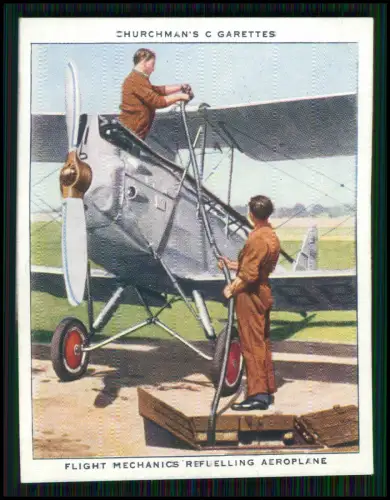 14x Serie Churchman’s Cigarettes The R.A.F. at Work 1939 Royal Air Force England