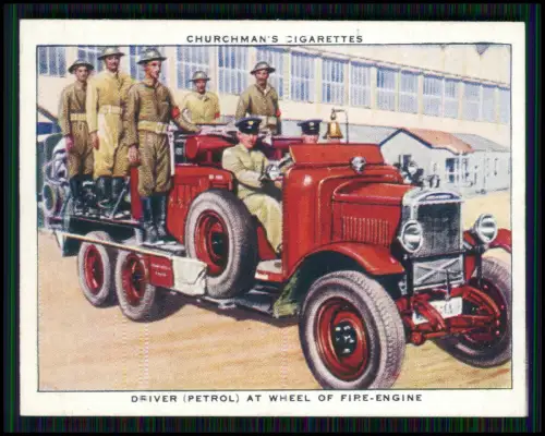 13x Serie Churchman’s Cigarettes The R.A.F. at Work 1939 Royal Air Force England