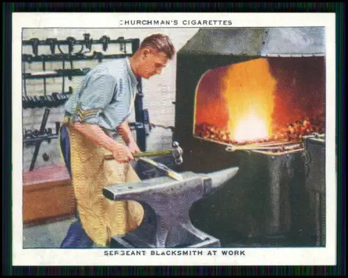 13x Serie Churchman’s Cigarettes The R.A.F. at Work 1939 Royal Air Force England
