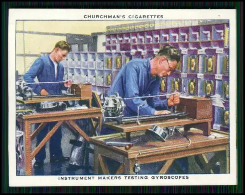 13x Serie Churchman’s Cigarettes The R.A.F. at Work 1939 Royal Air Force England