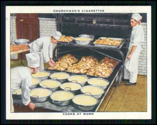 13x Serie Churchman’s Cigarettes The R.A.F. at Work 1939 Royal Air Force England