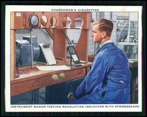 13x Serie Churchman’s Cigarettes The R.A.F. at Work 1939 Royal Air Force England