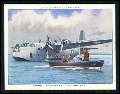 13x Serie Churchman’s Cigarettes The R.A.F. at Work 1939 Royal Air Force England