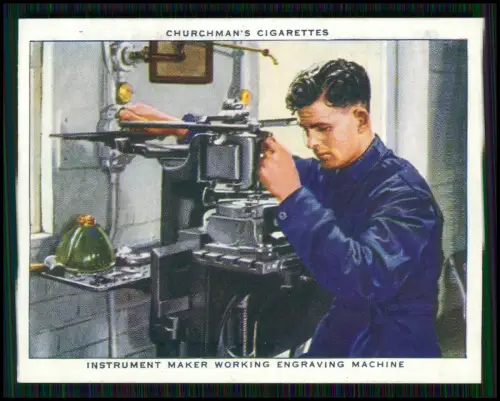 13x Serie Churchman’s Cigarettes The R.A.F. at Work 1939 Royal Air Force England