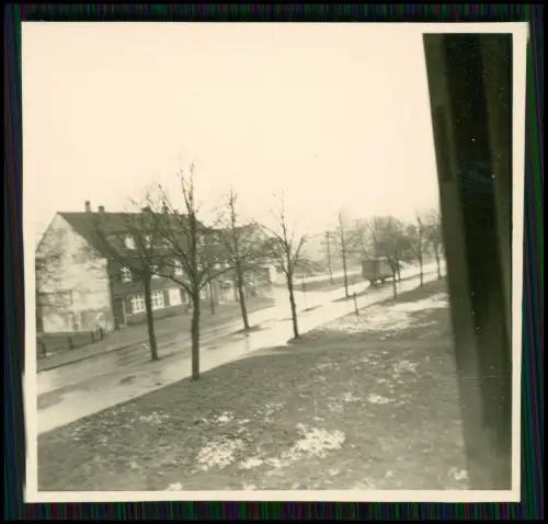 12x Foto bei Datteln im nördlichen Ruhrgebiet Recklinghausen Straßenansicht 1953