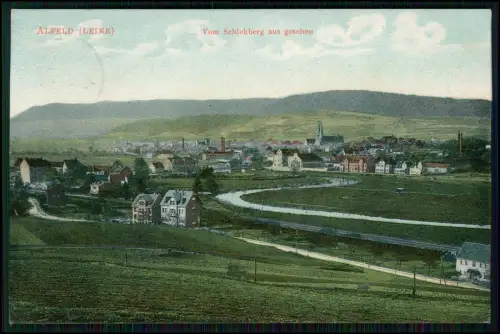 AK - Alfeld Leine Panorama vom Schlehberg - gelaufen 1910 - Verlag Gustav Elsner