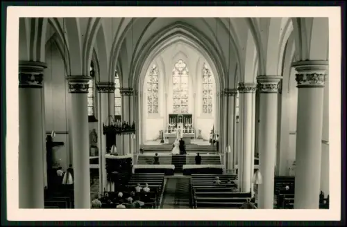 7x Foto AK - Kirche St. Josef Essen Frintrop - Hochzeitszeremonie in den 1950er
