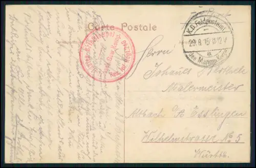 7x AK 1.WK - Soldaten - diverse Ansichten 1. Weltkrieg Feldpost gelaufen 1914-18