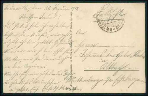 7x AK 1.WK - Soldaten - diverse Ansichten 1. Weltkrieg Feldpost gelaufen 1914-18