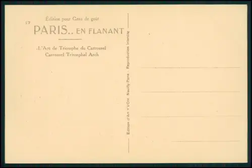 12x AK - Originale Motiv Frankreich Paris 1. Weltkrieg Feldpostkarten 1914-1918