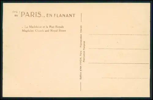 12x AK - Originale Motiv Frankreich Paris 1. Weltkrieg Feldpostkarten 1914-1918